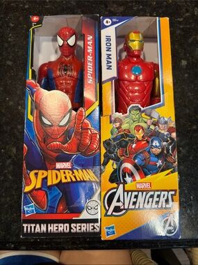 Marvel Spider-Man & Iron Man Kids Action Figures - Red